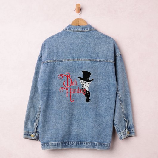 Bah Humbug Scrooge Essential T-Shirt Denim Jacket (Hangar)