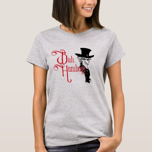 Bah Humbug Scrooge Essentials T-Shirt (Voorkant)