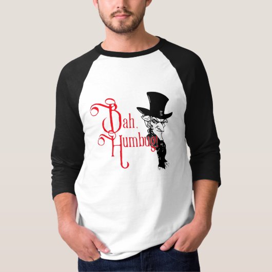 Bah Humbug Scrooge Essentials T-Shirt (Voorkant)