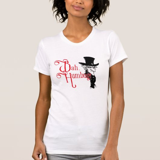 Bah Humbug Scrooge Essentials T-Shirt (Voorkant)