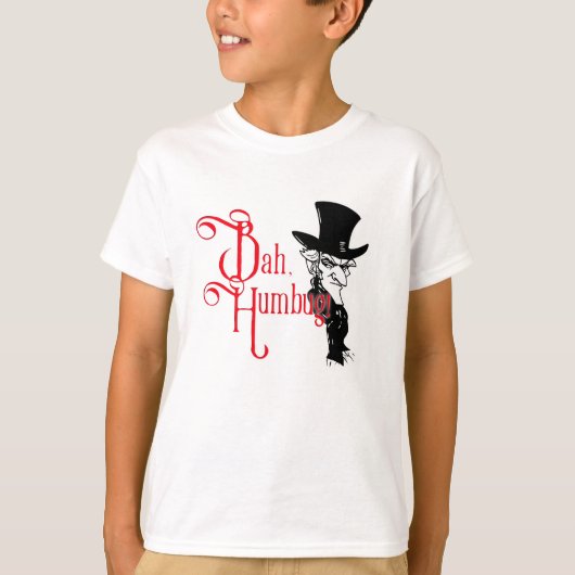 Bah Humbug Scrooge Essentials T-Shirt (Voorkant)