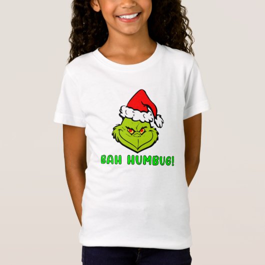 Bah Humbug Scrooge Essentiële Kerst Cartoon T-shirt (Voorkant)