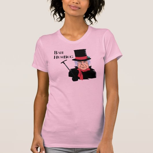 Bah Humbug Scrooge T-Shirt (Voorkant)