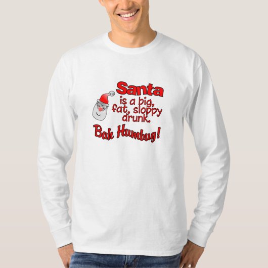 BAH HUMBUG shirt - kies stijl (Voorkant)