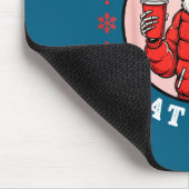 Bah Humbug Skull Hat Santa's Candy Christmas Pajam Muismat (Hoek)