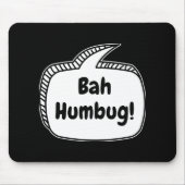 Bah Humbug Speech Bubble T Shirt Muismat (Voorkant)