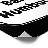 Bah Humbug Speech Bubble T Shirt Poster (Hoek)