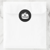 Bah Humbug Speech Bubble T Shirt  Ronde Sticker (Tas)