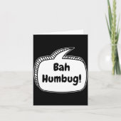 Bah Humbug Speech Bubble Toddler T Shirt Kaart (Voorkant)