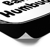 Bah Humbug Speech Bubble Toddler T Shirt Poster (Hoek)