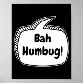 Bah Humbug Speech Bubble Toddler T Shirt Poster (Voorkant)