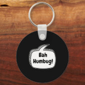 Bah Humbug Speech Bubble Toddler T Shirt  Sleutelhanger (Voorkant)