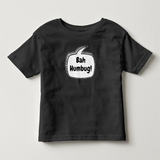 Bah Humbug! Spreekwolk Kinder Shirts (Voorkant)