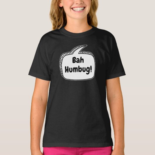 Bah Humbug! Spreekwolk T-shirt (Voorkant)
