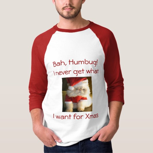 Bah Humbug T-shirt (Voorkant)