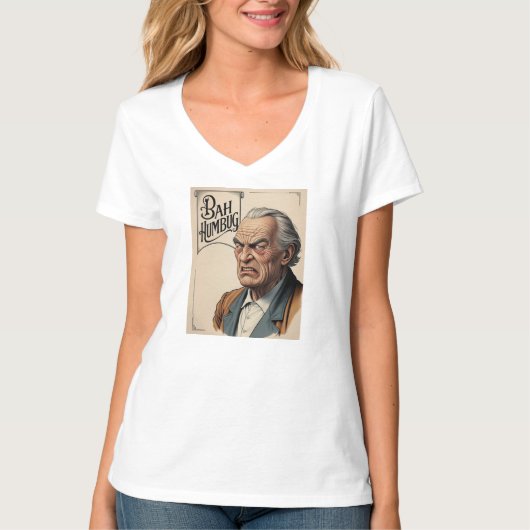 Bah Humbug! T-shirt (Voorkant)