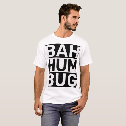 Bah humbug t-shirt (Voorkant volledig)