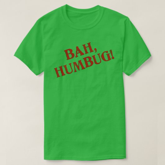Bah Humbug T-Shirt (Design voorkant)
