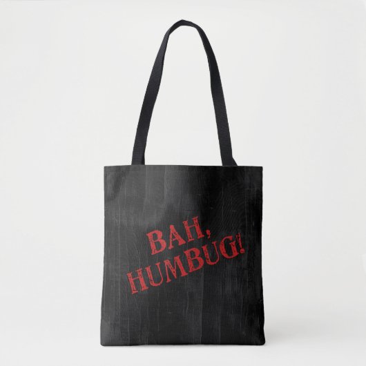 Bah Humbug Tote Bag (Voorkant)