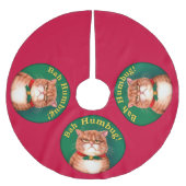 Bah Humbug Tree Skirt Kerstboom Rok (Voorkant)