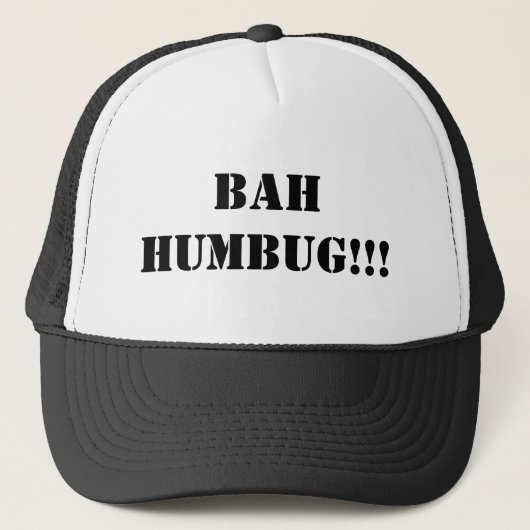 BAH HUMBUG! TRUCKER PET (Voorkant)