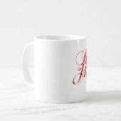 Bah! Humbug! typografische mok (Voorkant links)