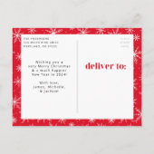 Bah Humbug Ugh Funny Photo Holiday Briefkaart (Achterkant)