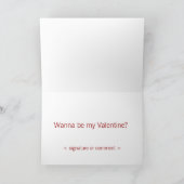 Bah Humbug Valentijn Feestdagen Kaart (Binnen)