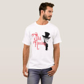 Bah Humbug Victoriaanse Heren Kerst T-Shirt (Voorkant volledig)