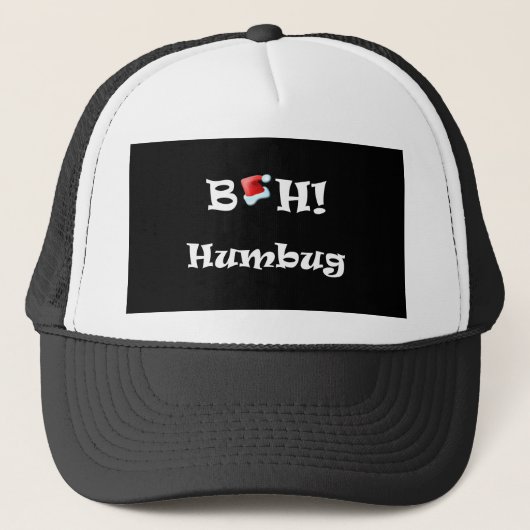 Bah! Humbug, vrolijk kerstfeest Trucker Pet (Voorkant)
