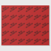 Bah Humbug Wrapping Paper Cadeaupapier (Vlak)