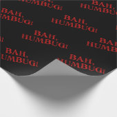 Bah Humbug Wrapping Paper Cadeaupapier (Hoek)