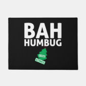 Bah Humbug Xmas Stinkt Grappig Anti Kerst Grumpy Deurmat (Voorkant)