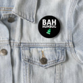 Bah Humbug Xmas Stinkt Grappig Anti Kerst Grumpy Ronde Button 5,7 Cm (In situ)