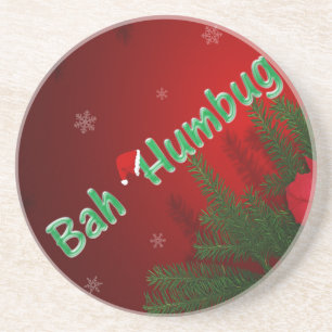 Bah Humbug Zandsteen Onderzetter