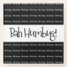 Bah humbug zwarte kerst