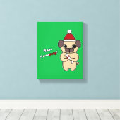 Bah Humpug! 1 Canvas Afdruk (Insitu (Houten vloer))