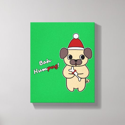 Bah Humpug! 1 Canvas Afdruk (Voorkant)