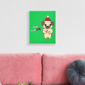 Bah Humpug! 1 Canvas Afdruk (Insitu (Woonkamer))