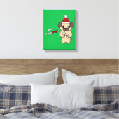 Bah Humpug! 1 Canvas Afdruk (Insitu (Slaapkamer))