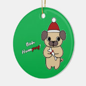 Bah Humpug! 1 Keramisch Ornament (Links)