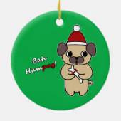 Bah Humpug! 1 Keramisch Ornament (Achterkant)