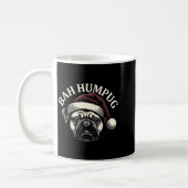 Bah Humpug Funny Pug Christmas Mpy Dog Lover Men  Koffiemok (Links)