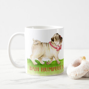 Bah humpug! Ik heb een break dog waterverf Koffiemok