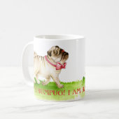 Bah humpug! Ik heb een break dog waterverf Koffiemok (Voorkant links)