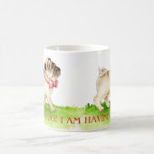 Bah humpug! Ik heb een break dog waterverf Koffiemok (Center)