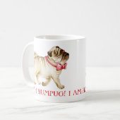 Bah humpug! Ik heb een break dog waterverf Koffiemok (Voorkant links)