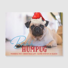 Bah Humpug Pug Dog Grappige Custom Kerstmis Foto