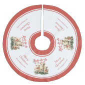 Bah La La Schattigee Retro Kerstschaap Kerstboom Rok (Voorkant)