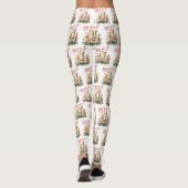 Bah La La Schattigee Retro Kerstschaap Leggings (Achterkant)